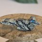 Vintage Native American Zuni Carved Stone Bird Fetish Bead Turquoise Eyes 1.1&acirc;��