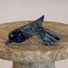 Zuni Carved Bird Fetish Bead Drilled Stone Native American Animal Carving  .9”
