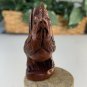 Vintage Hand Carved Rooster Boxwood Netsuke Animal Figurine Wood Carving Figure