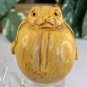 Boxwood Carved Pi Xiu Ball Netsuke Statue Chinese Wealth Amulet Pendant Decor