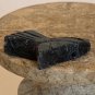 Zuni Carved Black Bird Fetish Bead Drilled Stone Native American Animal Carving