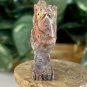Miniature ROADRUNNER Stone Carving Mini Figurine Soapstone Bird Carved Animal