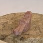 Zuni Carved Bird Fetish Bead Drilled Pink Native American Animal Carving 1.1"