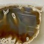 Plume Tube Waterline Agate Slab Slice Polished Stick Agates W Stand 4.8" 227g