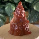 Carnelian Buddha Figurine Mila Monk Carving Red Agate Carved Man Person Human Carnelian Buddha Figurine Mila Monk Carving Red Agate Carved Man Person Human