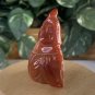 Carnelian Buddha Figurine Mila Monk Carving Red Agate Carved Man Person Human