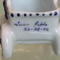 Ceramic Baby Buggy Carriage Planter Stroller Pram Newborn Boy Gift Vintage 2.25"
