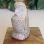 Kisii Soapstone Carved OWL Figurine Stone Bird Carving Animal Figure Statue 2.2&acirc;��