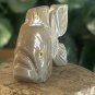 Miniature FISH Stone Carving Mini Figurine Steatite Soapstone Carved Animal 1.6â