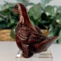 Vintage Boxwood Duck Netsuke Hand Carved Wood Animal Figurine Carving Figure 2.7
