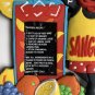 Red Sangria Cow Recipe Magnet Rubber Colorful  Spanish Wine Large Vintage Magnet