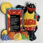 Red Sangria Cow Recipe Magnet Rubber Colorful  Spanish Wine Large Vintage Magnet
