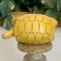 Vintage Boxwood Turtle Netsuke Animal Figurine Hand Carved Wood Sculpture 2.7"