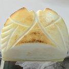Fancy Bovine Bone Bead Hand Carved Wings Leaves Fish Connector Pendant Bead 1.2"
