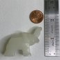 Calcite Carved Elephant Figurine Crystal Animal Carving Natural Onyx Statue 2"