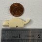 Armadillo Bone Bead Fetish Animal Carving Drilled Hand Carved Mammal 1.4" x .5"