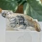 Miniature LIZARD Soapstone Figurine Stone Carving MINI Hand Carved Animal Figure