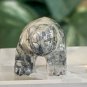 Miniature LIZARD Soapstone Figurine Stone Carving MINI Hand Carved Animal Figure