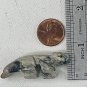 Miniature LIZARD Soapstone Figurine Stone Carving MINI Hand Carved Animal Figure