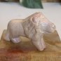Kisii Soapstone Lion Figurine Hand Carved Stone Cat Carving Animal Figure 2.2&acirc;��