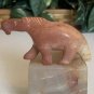 Kisii Soapstone Horse Figurine Hand Carved Stone Pony Carving Animal Figure 3.8"
