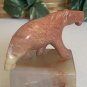 Kisii Soapstone Horse Figurine Hand Carved Stone Pony Carving Animal Figure 3.8"