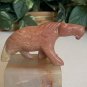 Kisii Soapstone Horse Figurine Hand Carved Stone Pony Carving Animal Figure 3.8"