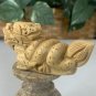 Japanese Netsuke Dragon Snake Beast Boxwood Carving Hand Carved Wood Animal 3.5"
