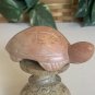 Kisii Soapstone Carved TURTLE Figurine Stone Reptile Carving Animal Figure 3.9"
