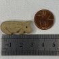 Beige Bear Bone Bead Fetish Animal Carving Drilled Hand Carved Mammal 1.1" x .5"