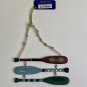 Cape Shore Canoe Ornament Boating Paddles Oars Hanging Wall Art Minnesota USA 6"