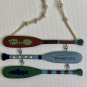 Cape Shore Canoe Ornament Boating Paddles Oars Hanging Wall Art Minnesota USA 6"
