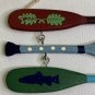 Cape Shore Canoe Ornament Boating Paddles Oars Hanging Wall Art Minnesota USA 6"