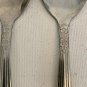 Gibson TREASURE Stainless Teaspoons Spoons Floral Flatware Flowers 6" Set of 6