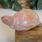 Kisii Soapstone Carved TURTLE Figurine Stone Reptile Carving Animal Figure 4"
