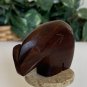 Hand Carved Wood Zuni Bear Fetish Figurine Ironwood Animal Carving Wooden Statue