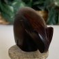 Hand Carved Wood Zuni Bear Fetish Figurine Ironwood Animal Carving Wooden Statue