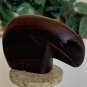 Hand Carved Wood Zuni Bear Fetish Figurine Ironwood Animal Carving Wooden Statue