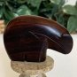 Hand Carved Wood Zuni Bear Fetish Figurine Ironwood Animal Carving Wooden Statue