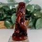 Vintage Boxwood Netsuke Dragon Figurine Wooden Animal Carving Wood Carved Figure