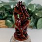 Vintage Boxwood Netsuke Dragon Figurine Wooden Animal Carving Wood Carved Figure
