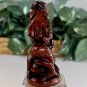 Vintage Boxwood Netsuke Dragon Figurine Wooden Animal Carving Wood Carved Figure