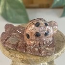 Miniature LADYBUG Stone Carving Mini BEETLE Figurine Steatite Soapstone Insect