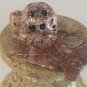 Miniature LADYBUG Stone Carving Mini BEETLE Figurine Steatite Soapstone Insect