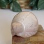 Kisii Soapstone Carved TURTLE Figurine Stone Tortoise Carving Animal Figure 4"