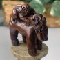 Vintage Hand Carved Netsuke Horse Monkey Boxwood Animal Figurine Wood Carving
