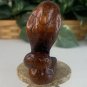 Vintage Boxwood Netsuke Snake Figurine Wooden Animal Carving Wood Carved Figure