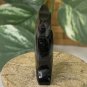 Water Buffalo Hand Carved Horn Owl Figurine Vintage Miniature Animal Bird Figure