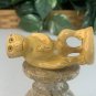 Vintage Boxwood Monkey Netsuke Animal Hand Carved Wood Figurine Carving  2.6"