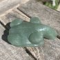 Large Green Aventurine Crystal Carved Turtle Figurine Tortoise Animal Carving 3"